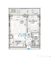 Apartament 2 camere, direct de la dezvoltator str. Eroilor Floresti