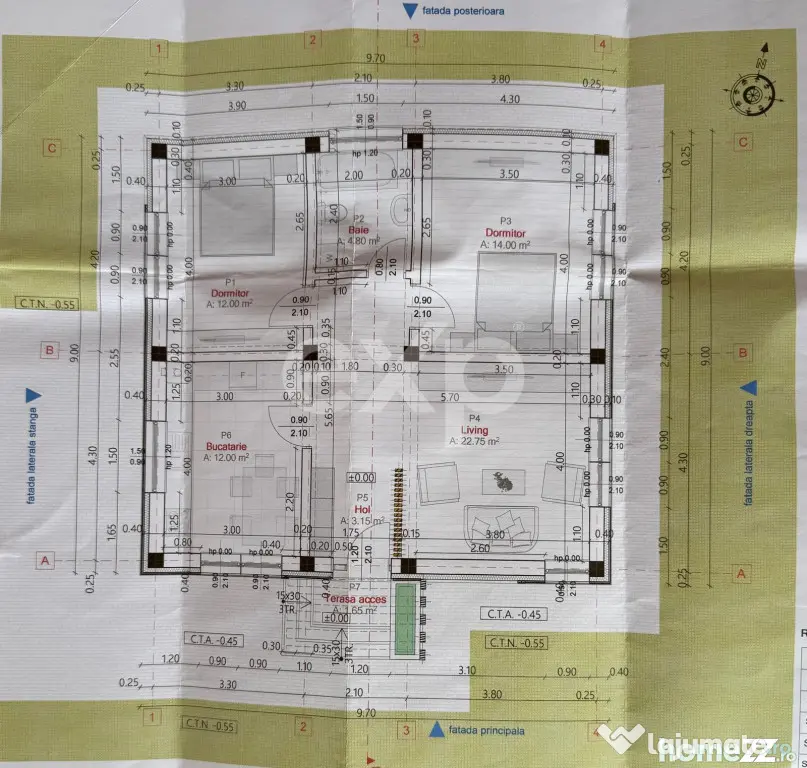 Casă semifinisată | Buzoiești | Teren generos 2.900 mp