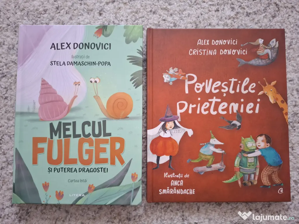 Vand Carti Povestile prieteniei si Melcul fulger- Alex Donovici