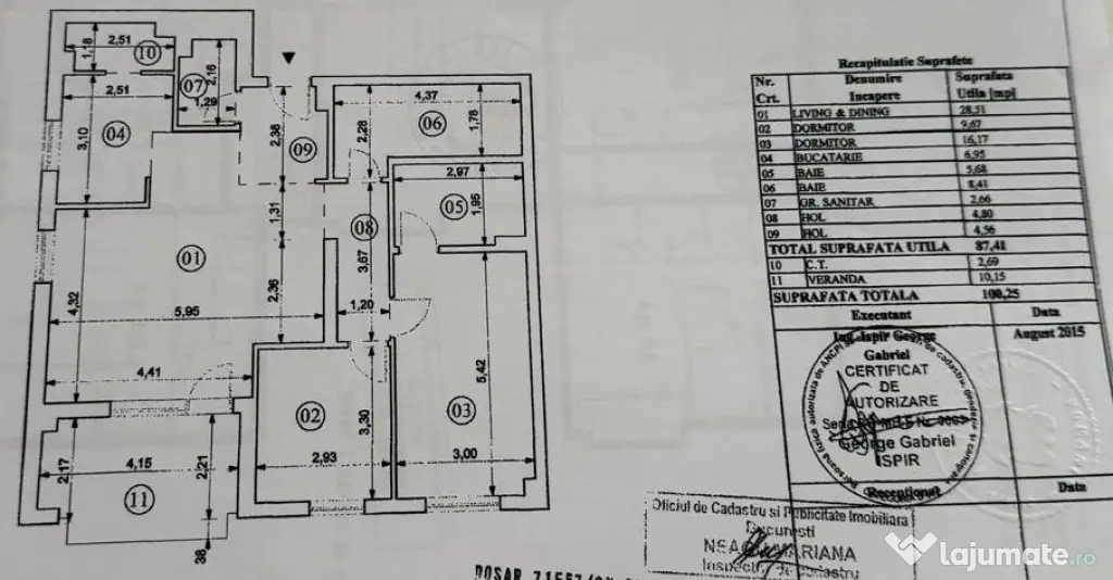 Apartament 3 camere Baneasa, Felicity Residence, 100 mpu, parcare