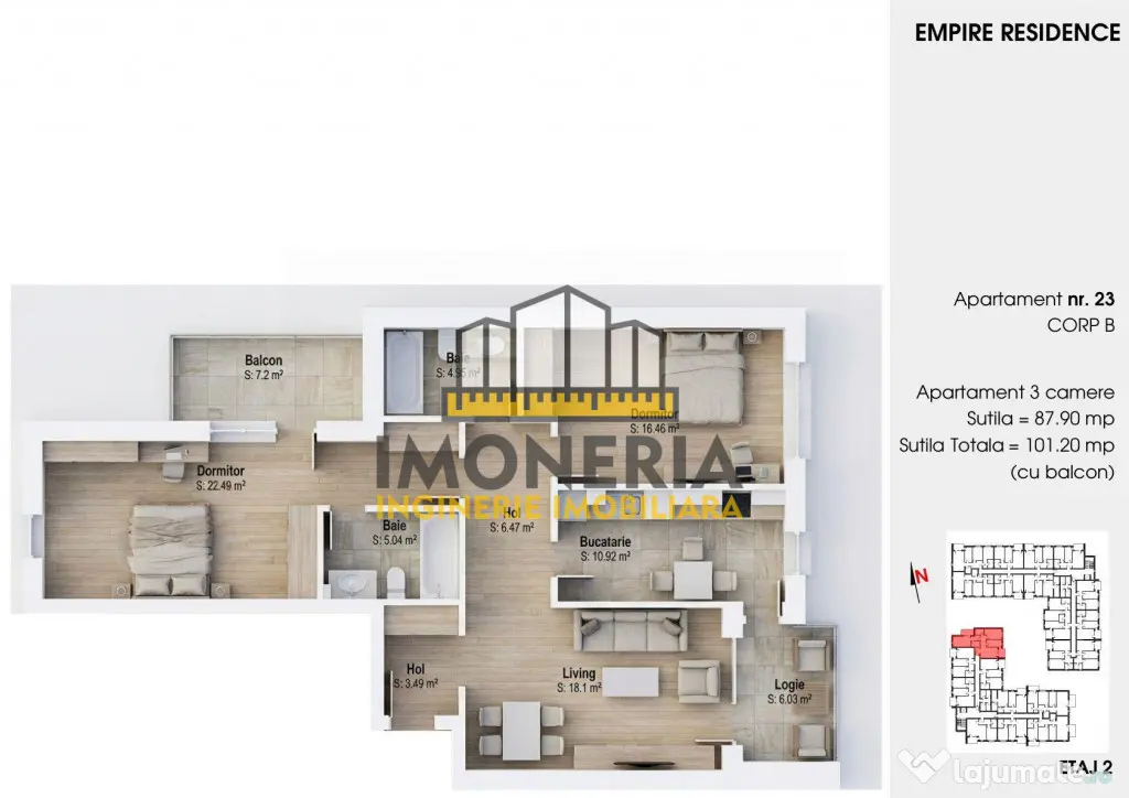Empire Tornadei 2 – 0% Comision, 3 camere, fotovoltaice 6