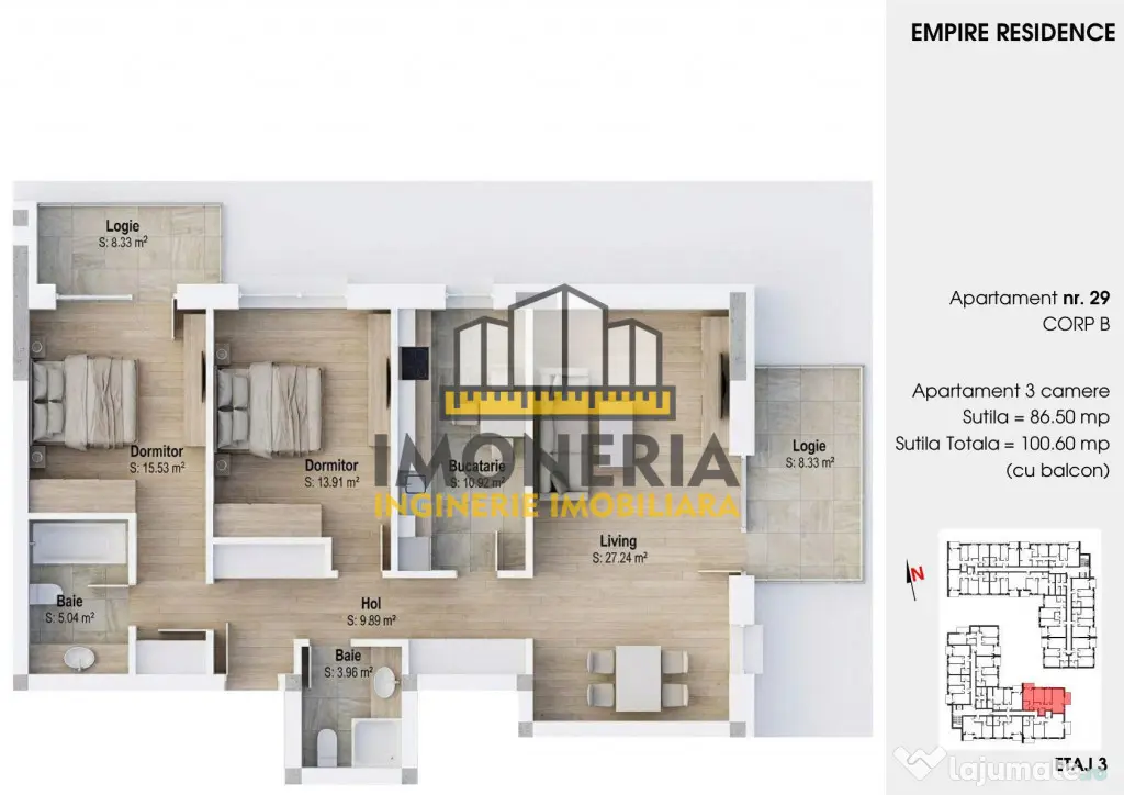 Empire Tornadei 2 – 0% Comision, 3 camere, fotovoltaice 6