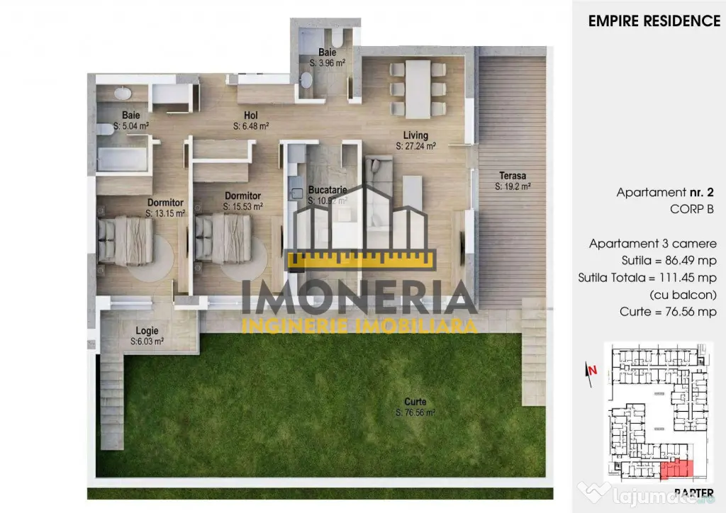 Empire Tornadei 2 – 0% Comision, 3 camere, fotovoltaice 6