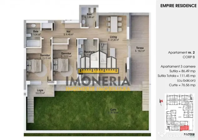 Empire Tornadei 2 – 0% Comision, 3 camere, fotovoltaice 6