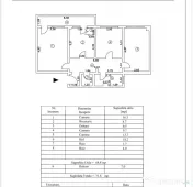 - Etaj 1- Apartament 3 camere 71mp, confort 1 decomandat, Ob