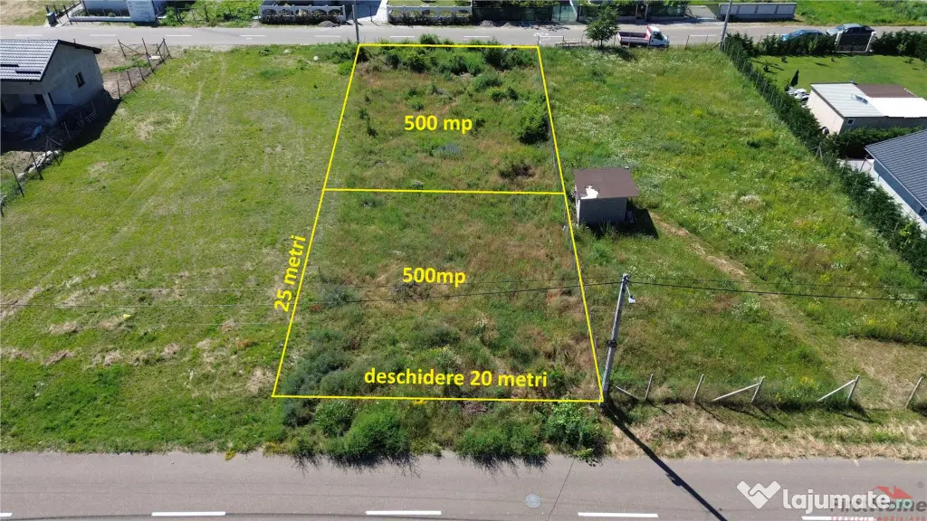 Lot de 500mp de in Unirea Odobesti cartier nou