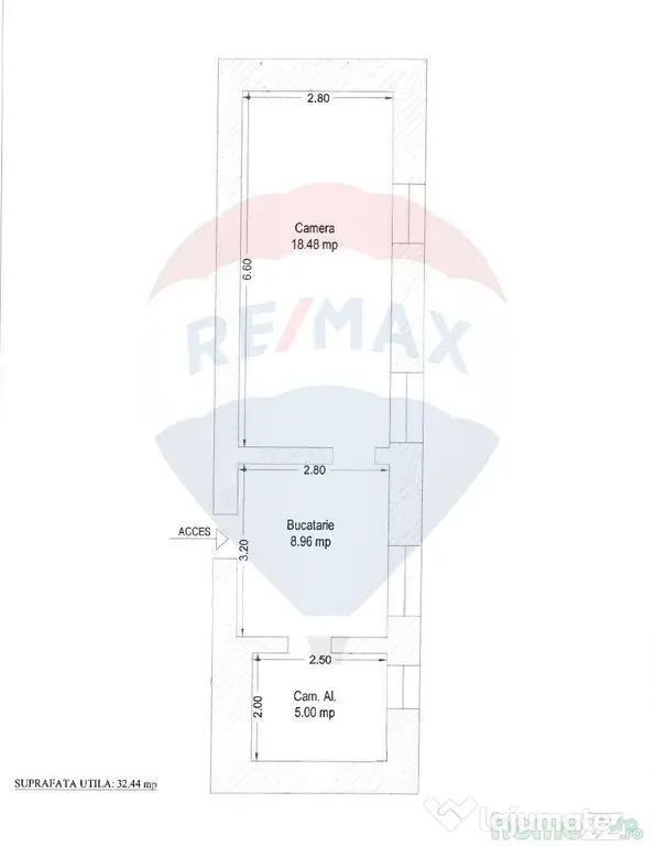 Apartament compus din 2 corpuri în centrul Aradului