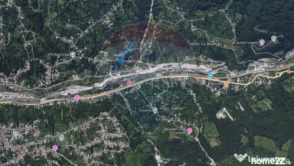 Teren 1,737mp Ghiosesti | DN Principala | View Spectaculos