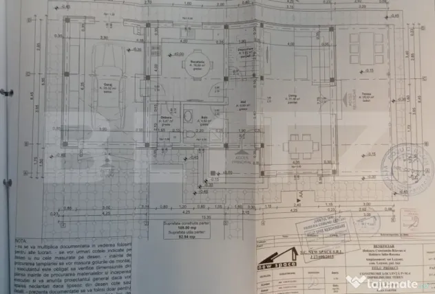 Teren 1.267 mp cu Autorizație de Construire emisă pentru c