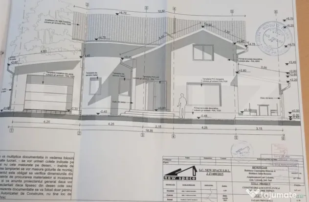 Teren 1.267 mp cu Autorizație de Construire emisă pentru c
