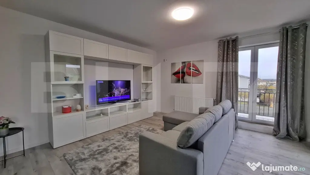 Apartament de inchiriat, 2 camere, 53 mp, loc de parcare, Ro