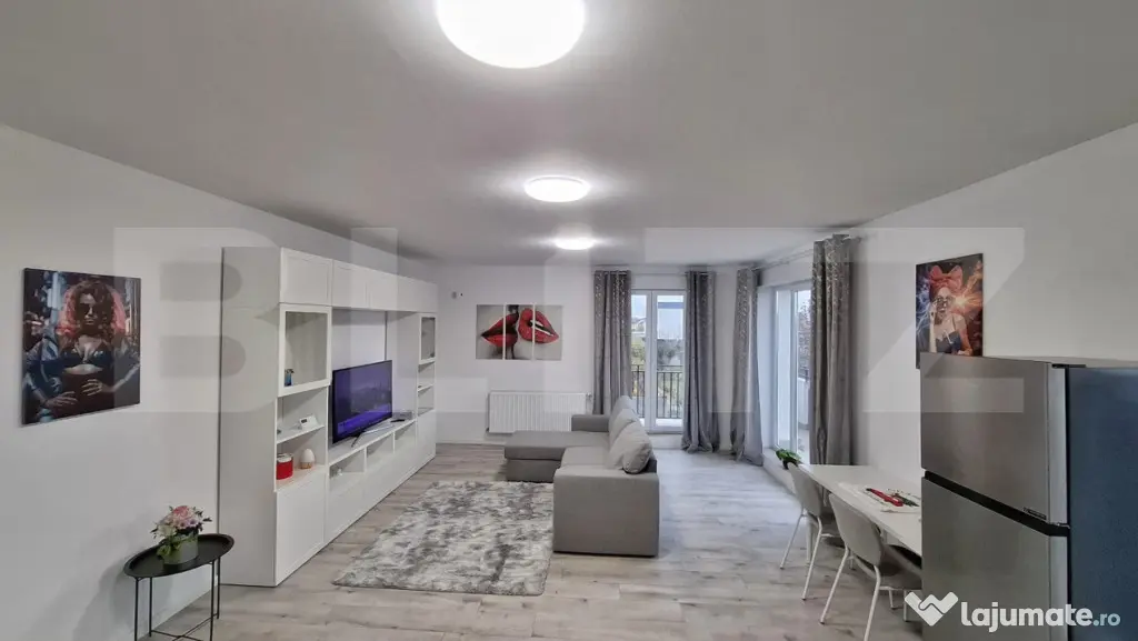 Apartament de inchiriat, 2 camere, 53 mp, loc de parcare, Ro