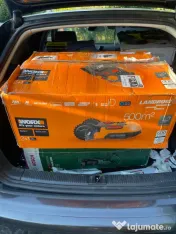Mașină de tuns iarba WORX Landroid M500 WR141E + statie + baterie