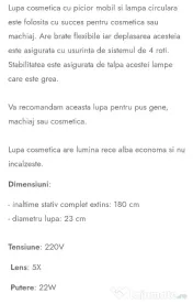 Lampă cosmetica nouă 