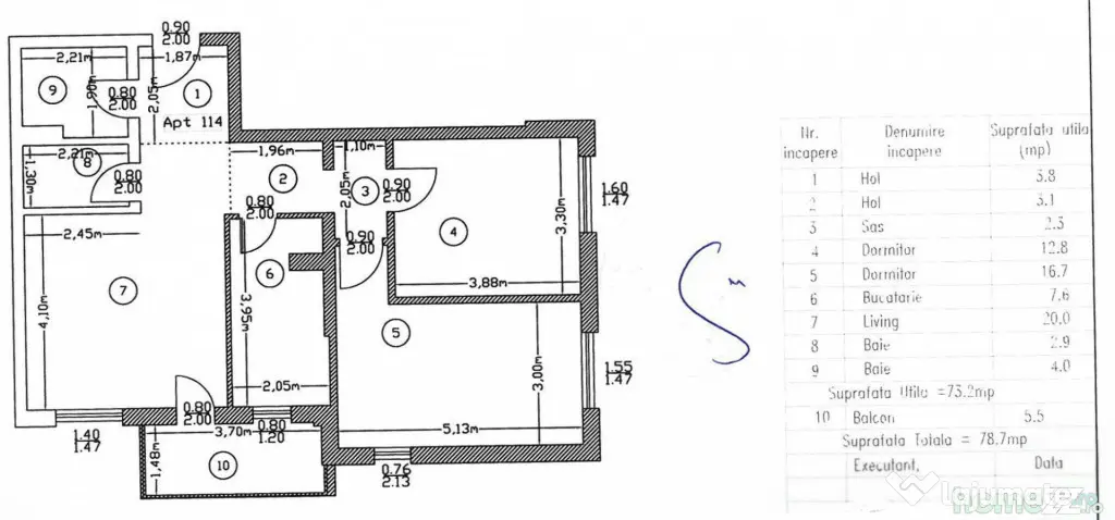 3 camere Dimri Residence l Prelunigrea Ghencea
