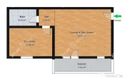Apartament 2 camere balcon parcare zona Doamna Stanca Selimb