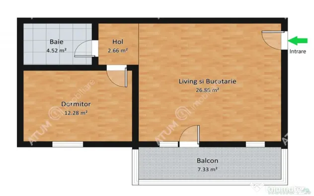 Apartament 2 camere balcon parcare zona Doamna Stanca Selimb