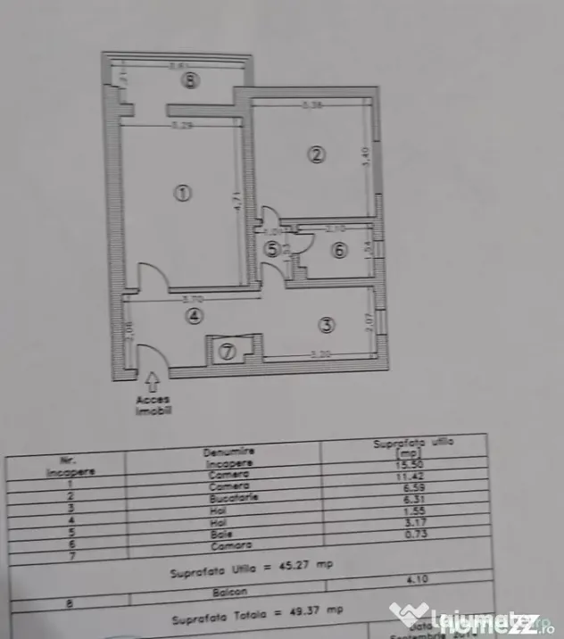 Apartament 2camere circular- zona Sabroso