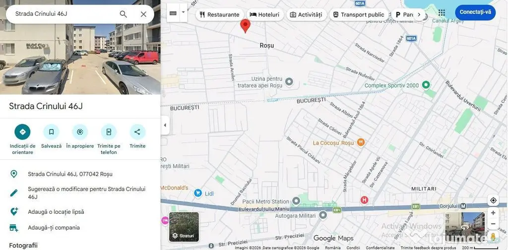 2camdec,mob-util,parc.incl. in Chiajna/Rosu,15min metrou ...