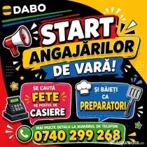 Angajam casiera pentru Dabo Neptun