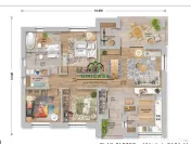 Casă nouă/ Construită doar pe parter/ Bujoreni/ 4 Camere 