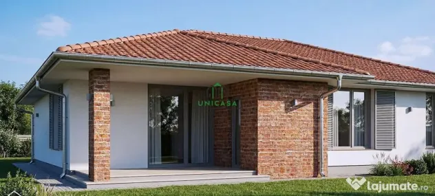 Casă nouă/ Construită doar pe parter/ Bujoreni/ 4 Camere