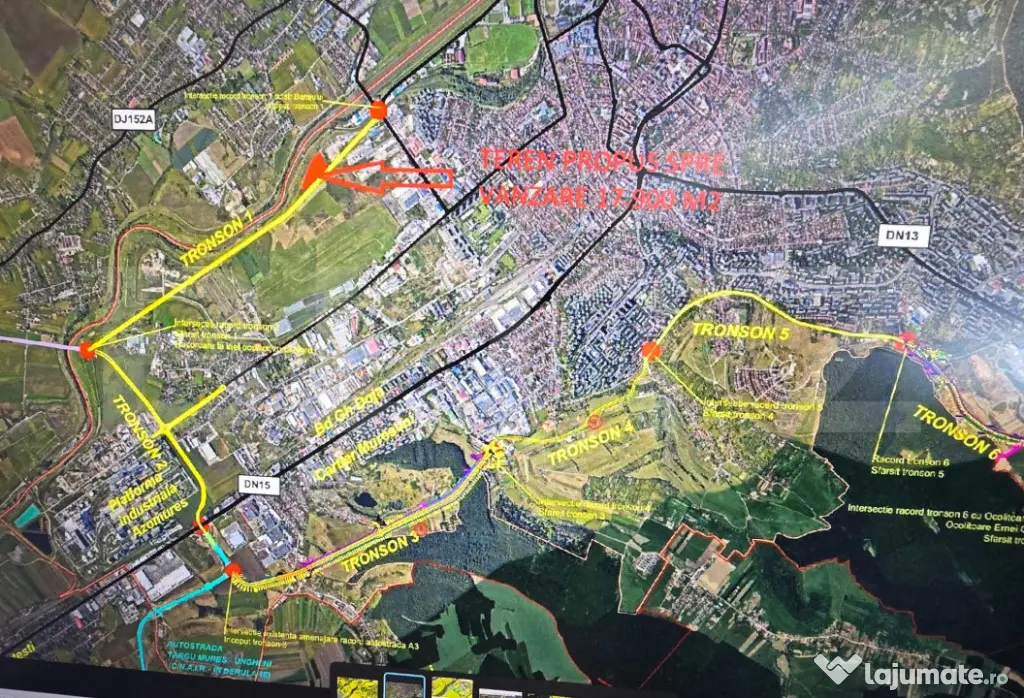 Teren Intravilan 12.900 mp – Ideal pentru Hale Industriale