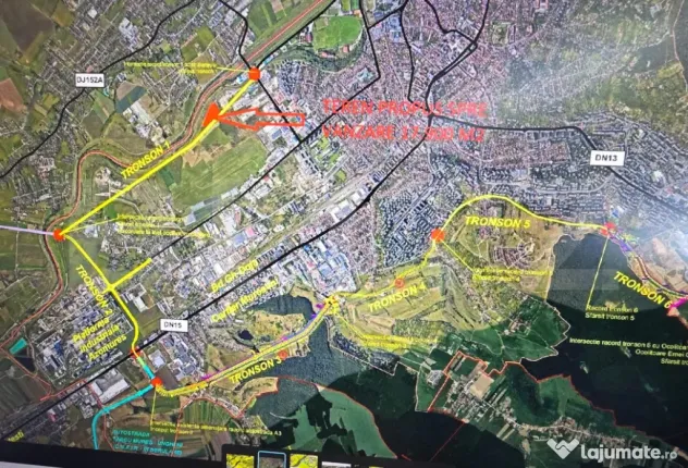 Teren Intravilan 12.900 mp – Ideal pentru Hale Industriale