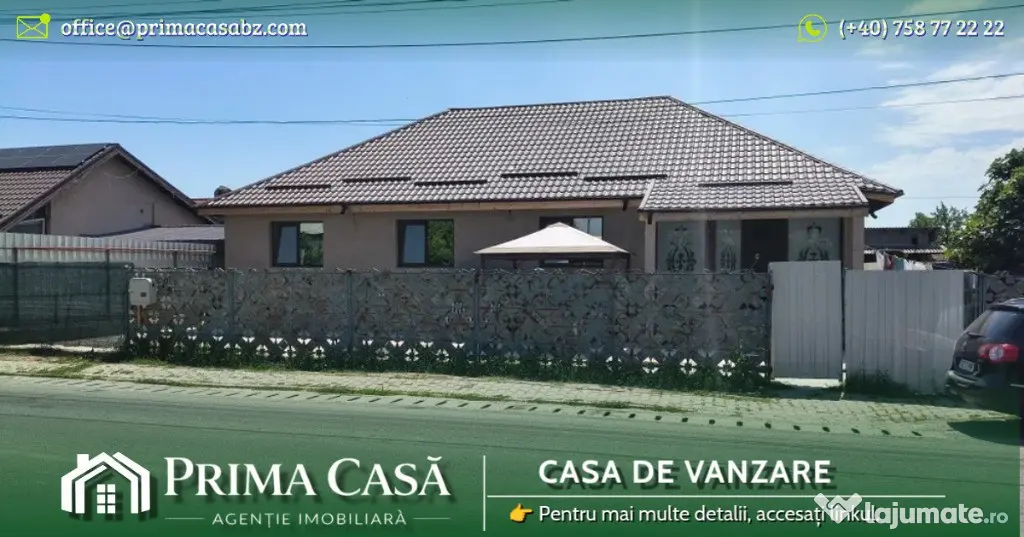 Casa noua ~ comuna Vadu Pasii/BZ ~ 5 camere ~ 170mp utili ~