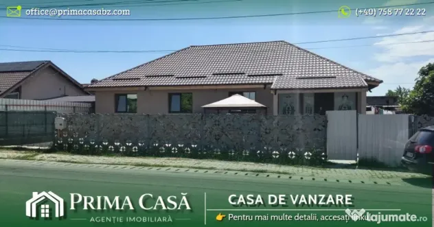 Casa noua ~ comuna Vadu Pasii/BZ ~ 5 camere ~ 170mp utili ~