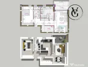 Apartament cu 2 camere spatios | in complex rezidential | Bl 