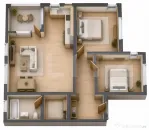 Apartament cu 3 camere, 72.62 mp — zona Valea Ghinzii