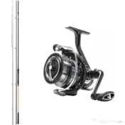 Lanseta+Mulineta/Daiwa_Aqualite,3.90m,150g,3+2buc-Daiwa N'Zon_LT_6000SS-P 