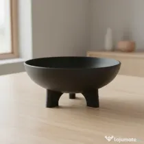 Bol Decorativ Stil Japandi Imprimat 3D, Design Minimalist