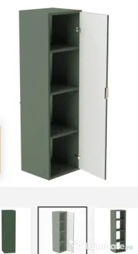 Dulap baie verde inalt 120 cm 