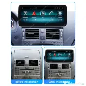 Navigatie Mercedes C Class W204 2007-2014/ 4 GB RAM 64 GB ROM Procesor Octa Core 