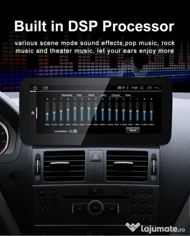 Navigatie Mercedes C Class W204 2007-2014/ 4 GB RAM 64 GB ROM Procesor Octa Core