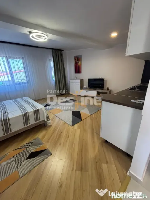 Garsoniera | Mobilata, utilata | Loc de parcare | 480 Euro.
