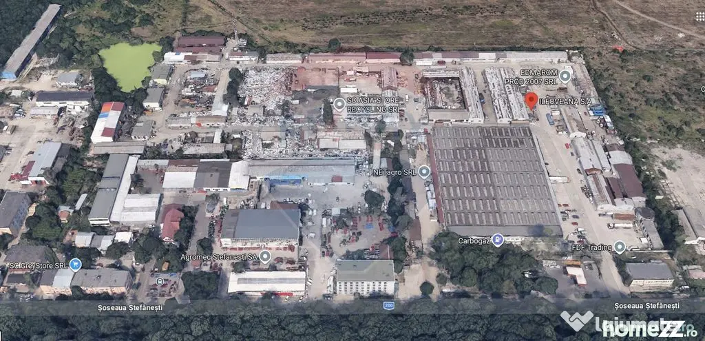 Hală/depozit, platforma betonata 600mp, Stefănești lan...