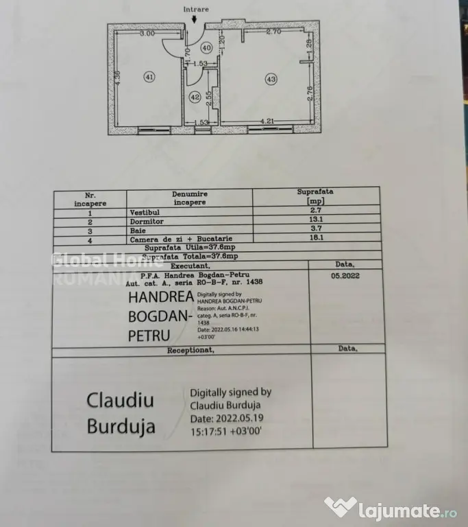 Apartament 2 camere | Gradina 70MP | 1 Loc de Parcare Inclus