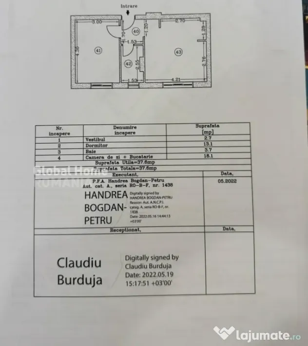 Apartament 2 camere | Gradina 70MP | 1 Loc de Parcare Inclus