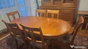 Set mobilier sufragerie din lemn masiv de cires 
