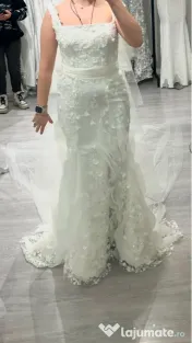 Vand rochie de mireasa noua, necununata