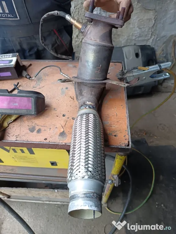sudura racord flexibil dpf catalizator evacuare finala sport tips etc