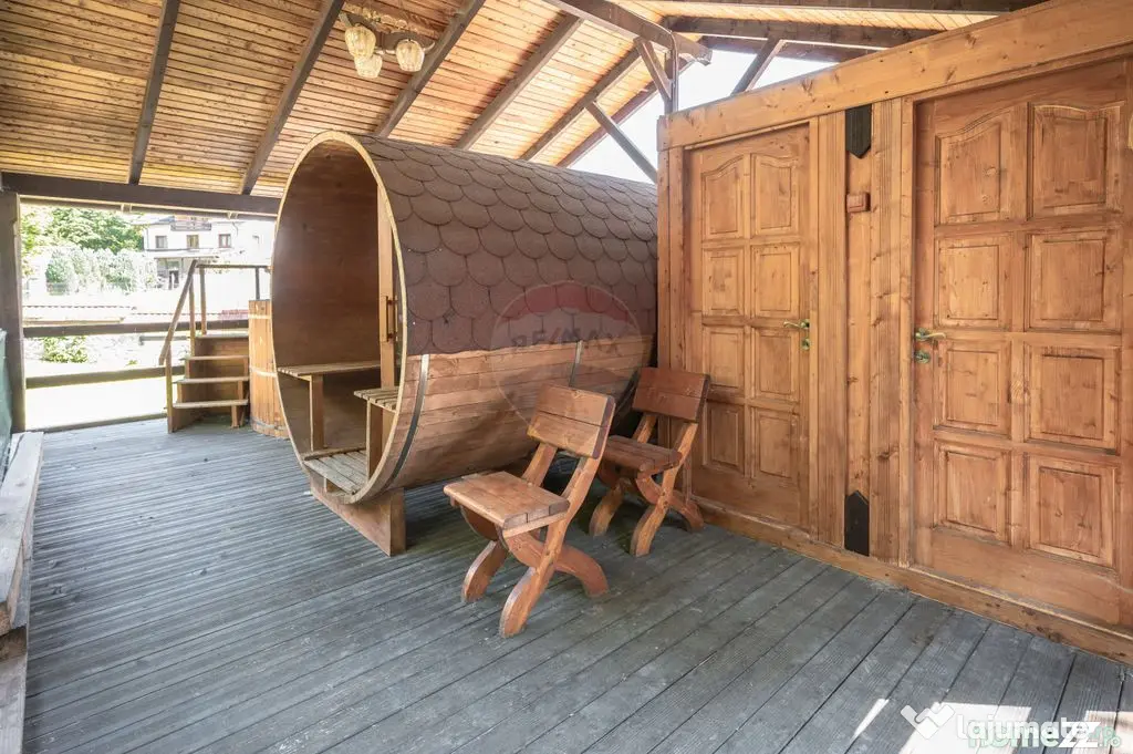 Cabană turistică, 12 camere cu restaurant, bucătărie ...