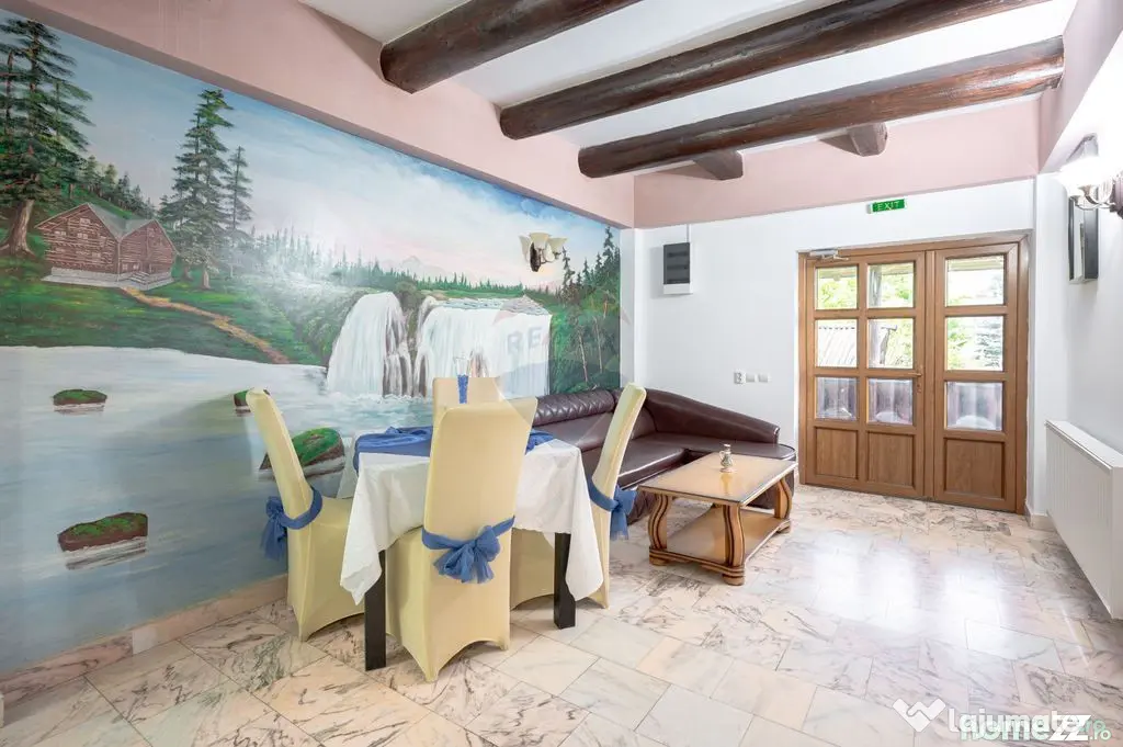 Cabană turistică, 12 camere cu restaurant, bucătărie ...