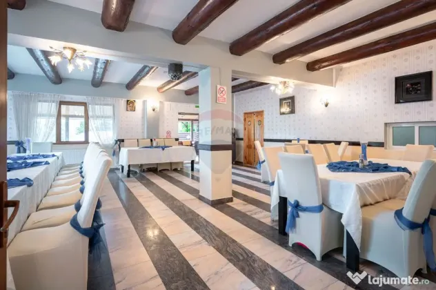 Cabană turistică, 12 camere cu restaurant, bucătărie ...