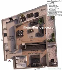 2 camere, 71 mp utili, 500 m metrou Nicolae Grigorescu (Ilioara), Park