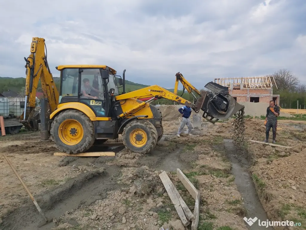Inchiriere Utilaje constructii: Excavator, MIniexcavator, Buldoexcavator, Dumper