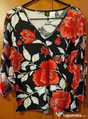 Bila, bluza dama, imprimeu floral, XL
